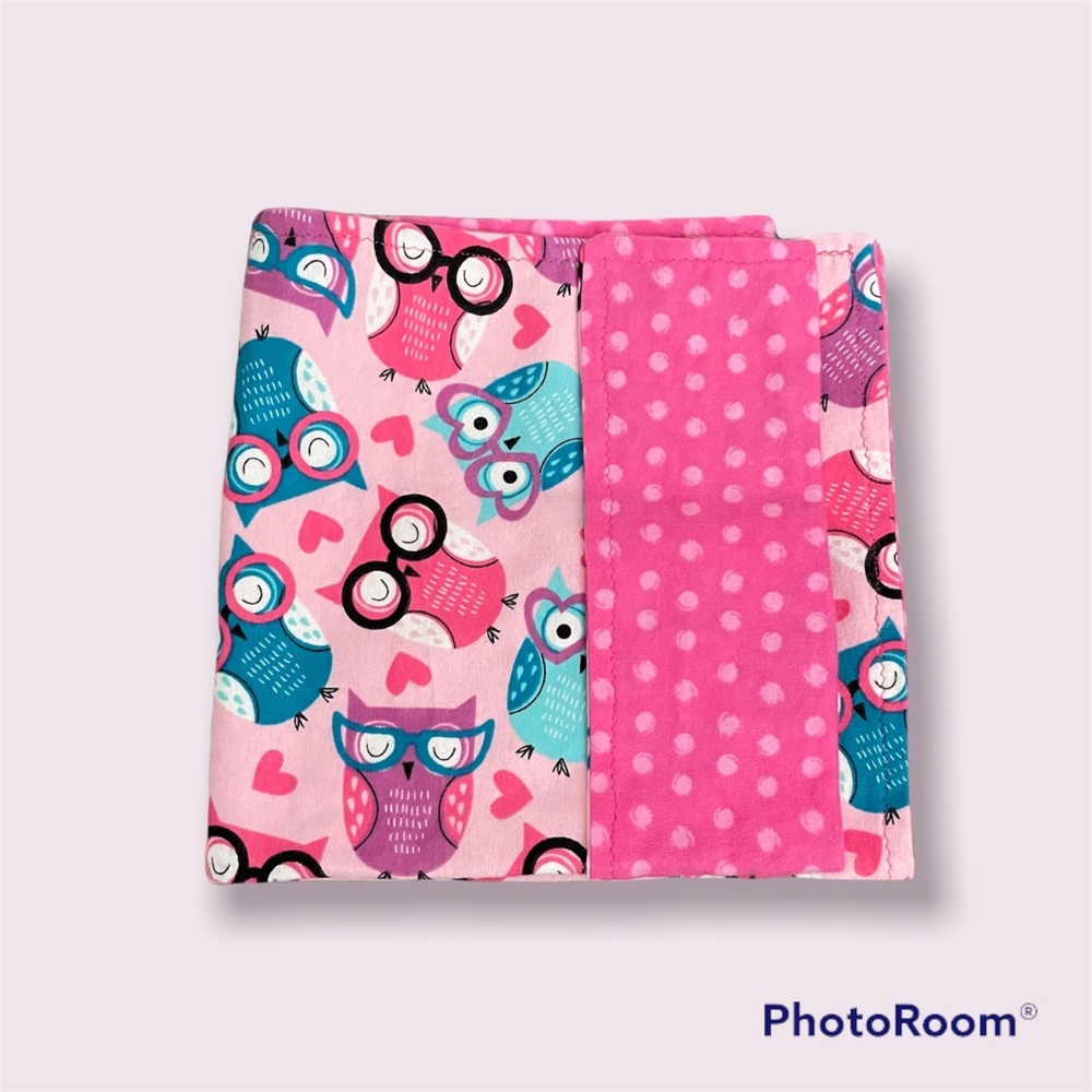 Handmade baby receiving blanket
